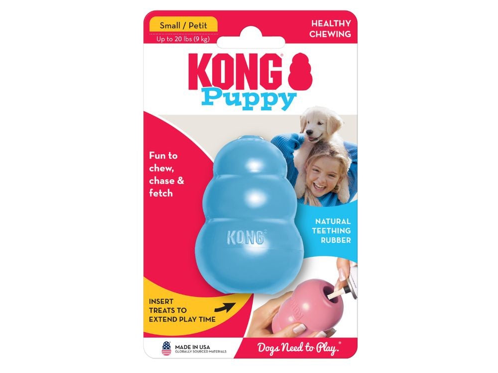 KONG PUPPY SMALL PINK/BLUE
