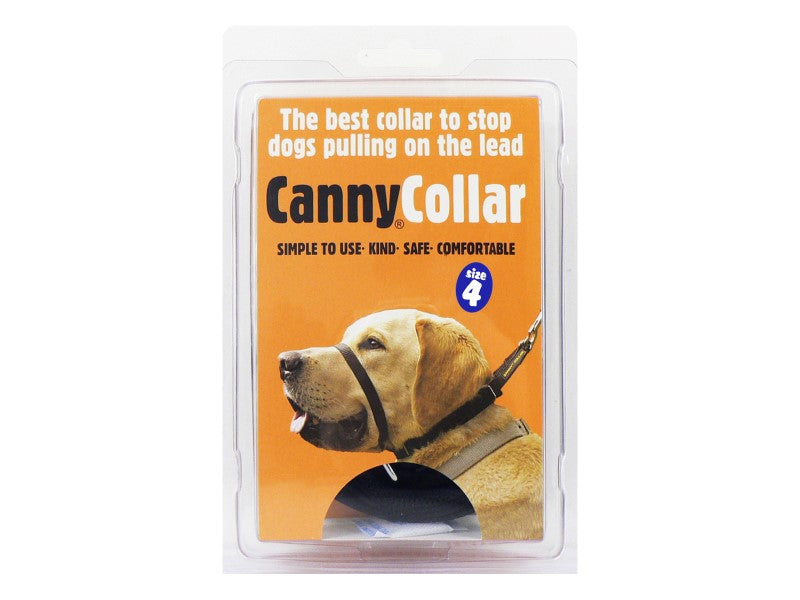 BLACK CANNY COLLAR SIZE 4