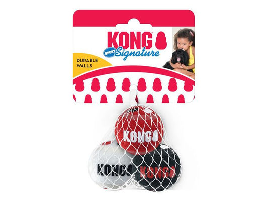KONG SIGNATURE SPORTS BALLS 3PK XSMALL