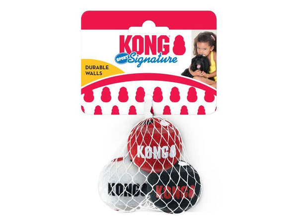 KONG SIGNATURE SPORTS BALLS 3PK XSMALL