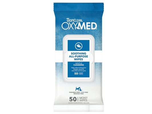 OXY MED SOOTHING ALERGY RELIEF WIPE 50PC