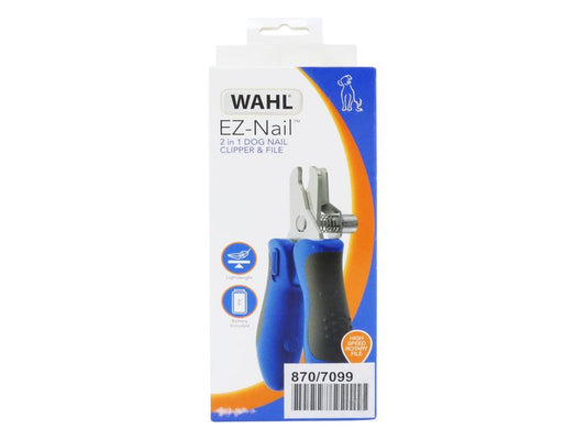 WAHL 2IN1 E-Z NAIL CLIPPER &BAT OPP FILE