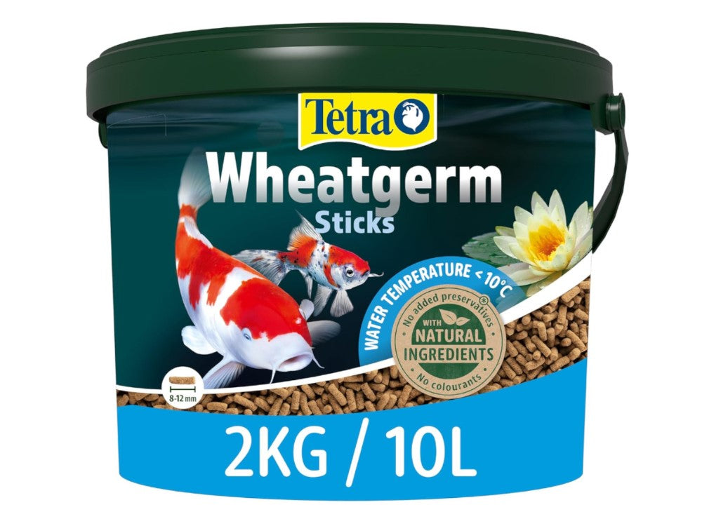 TETRAPOND WHEATGERM STICKS BUCKET 10L