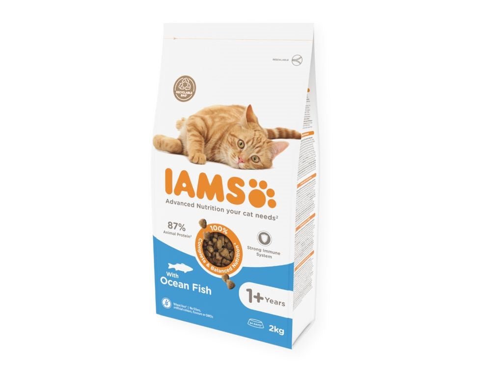IAMS CAT 2KG ADULT OCEAN FISH
