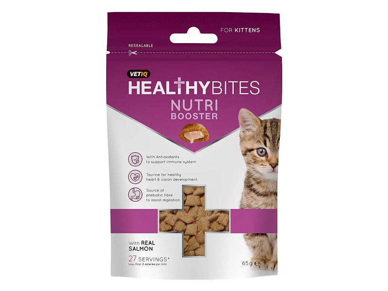 M&C KITTEN HEALTHY BITES NUTRI BOOST 65G