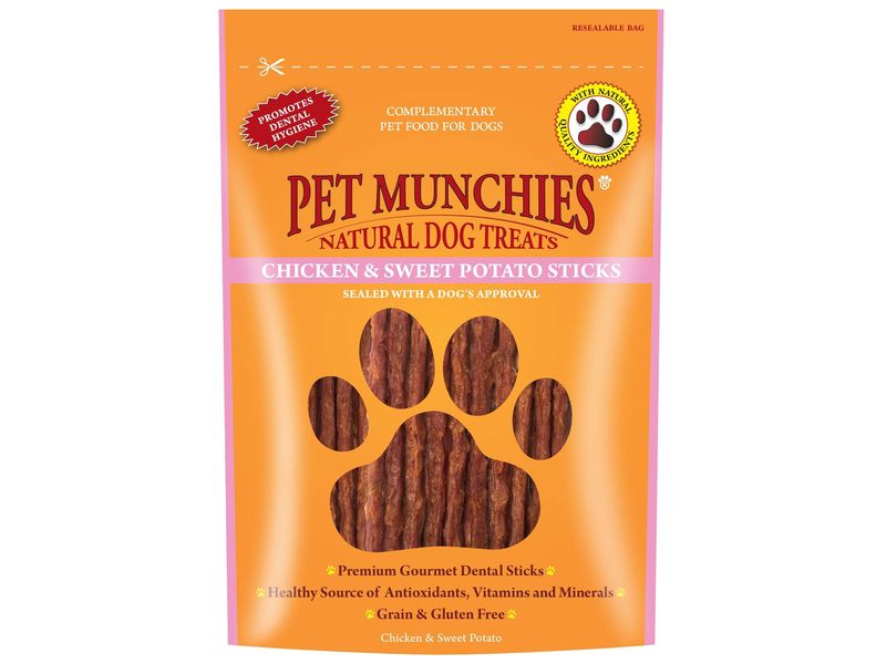 PET MUNCHIES CHICKEN & SWEET 16.09 POTATO 90G