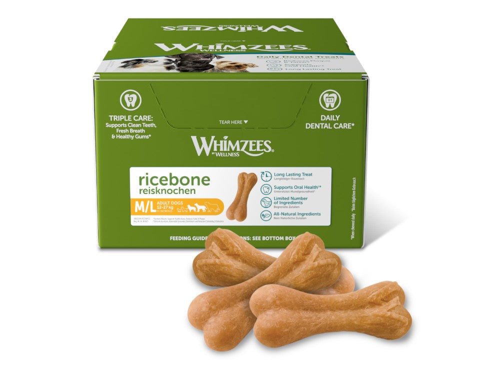 WHIMZEES RICE BONE MED/LGE BULK