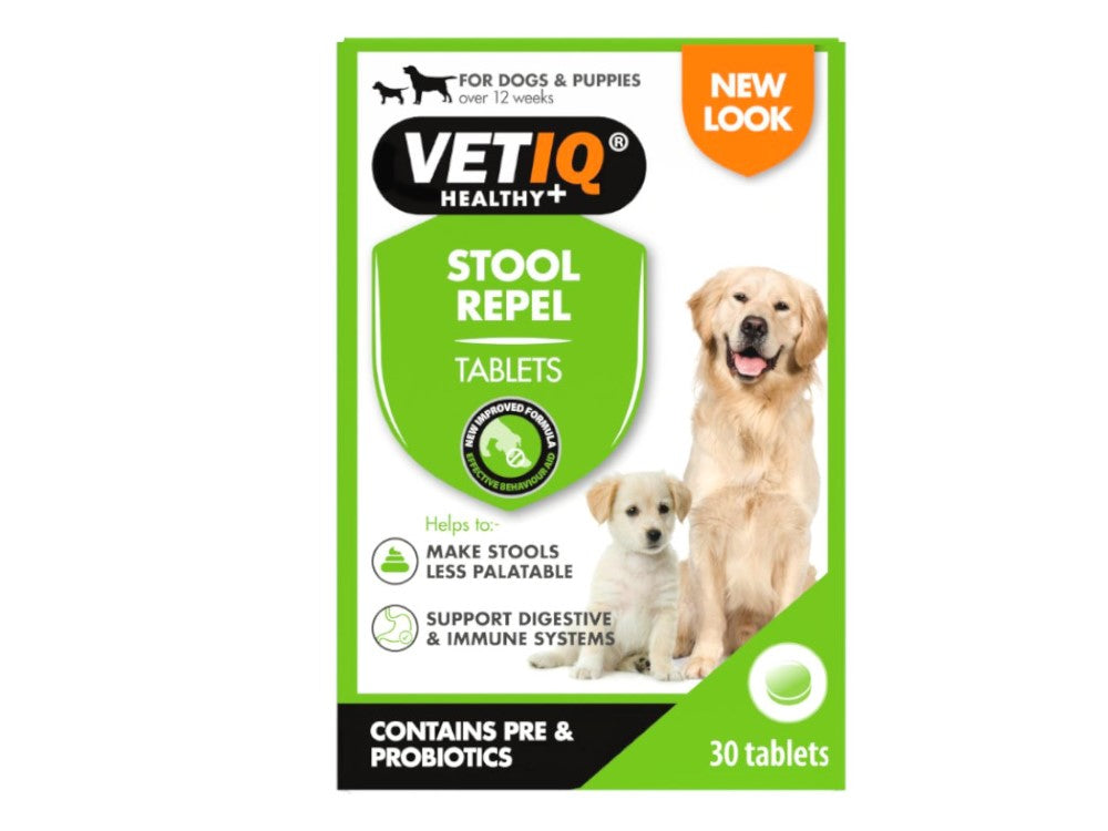 M&C VETIQ STOOL REPEL 30 TABLETS