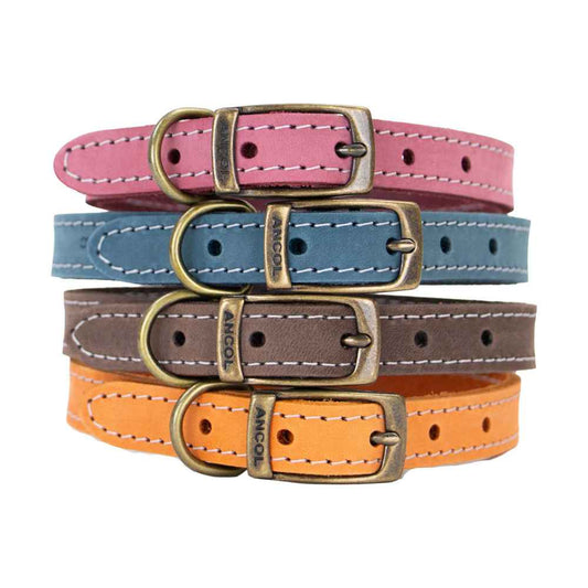 Timberwolf Leather Collars