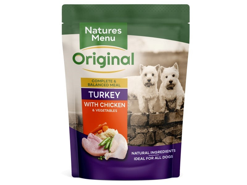 NAT MENU DOG POUCH AD CHIC&TURK 300G