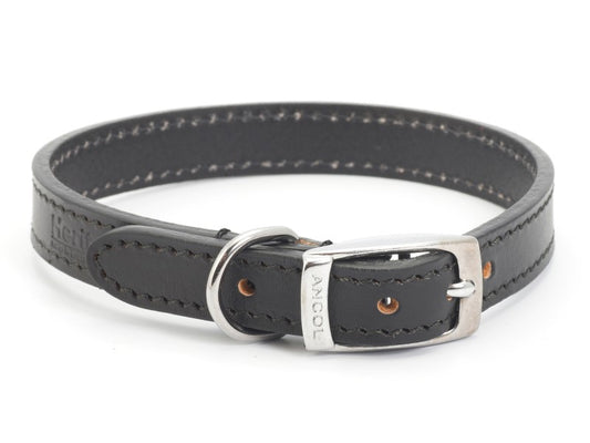 SEWN LINED COLLAR BLACK 12" S1