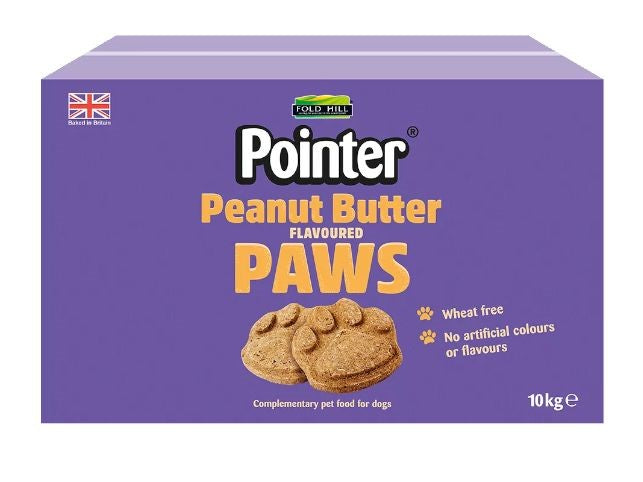 POINTER WHEATFREE PEANUT BUTTER PAWS10KG