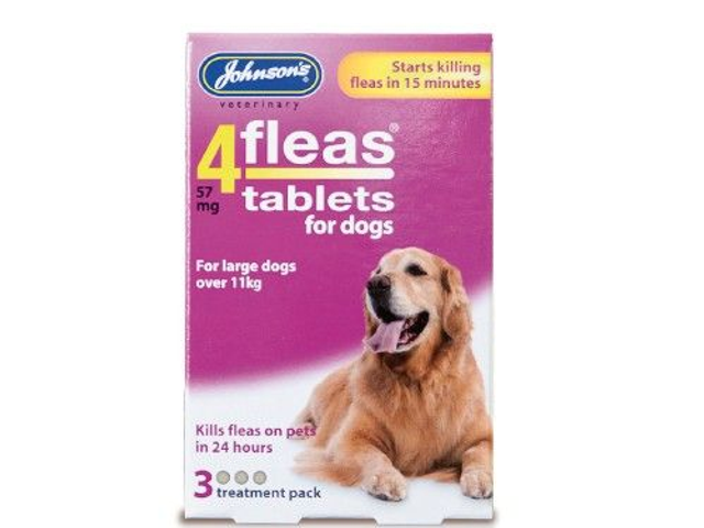 VM 4 FLEAS LARGE DOG FLEA 3 TABS