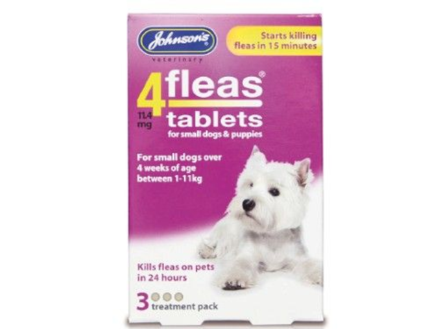 VM 4 FLEAS SML DOG/ PUP FLEA 3
