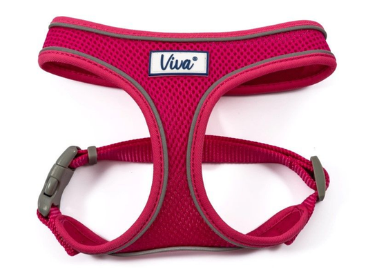 VIVA COMFORT MESH DOG HARNESS PINK XS