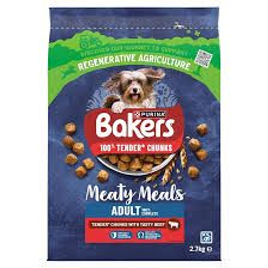 Bakers Meaty Meals Beef 2.7kg