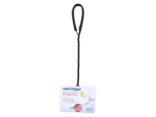 ADS 4" INVISIBLE RED EASY CATCH NET
