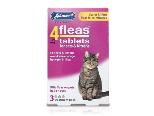 VM JV 4 FLEAS CAT FLEA 3 TAB
