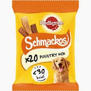 Pedigree Schmackos Poultry Mix 20pk