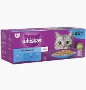 Whiskas 40pk fish jelly
