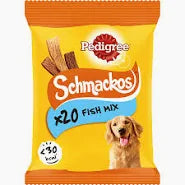 Pedigree Schmackos Fish Mix 20pk