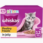 Whiskas 12pk kitten in jelly