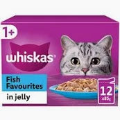 Whiskas 12pk Fish in jelly