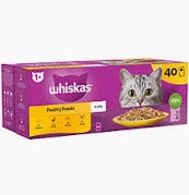 Whiskas 40pk poultry jelly