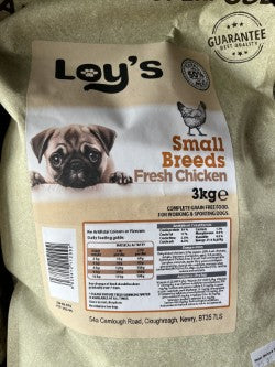 Loy's Grain Free Adult Small Breed Chicken 3kg
