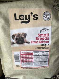 Loy's Grain Free Adult Small Breed Salmon 3kg