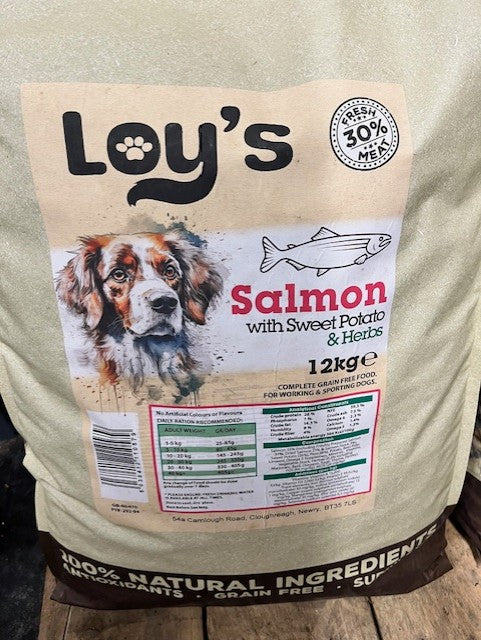 Loy's Grain Free Adult Salmon 12kg