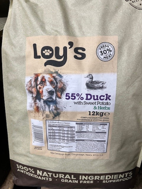 Loy's Grain Free Adult Duck 12kg